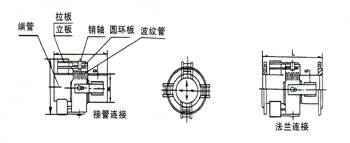 万向铰链波纹补偿器(WJY)型号示例